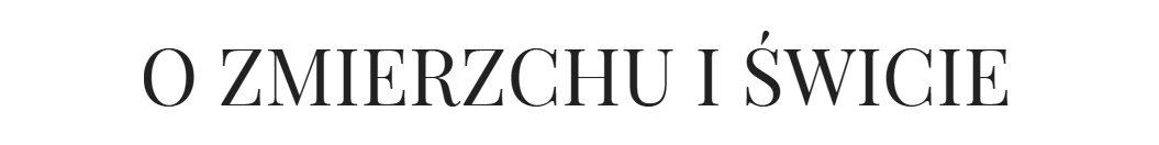 O zmierzchu i świcie