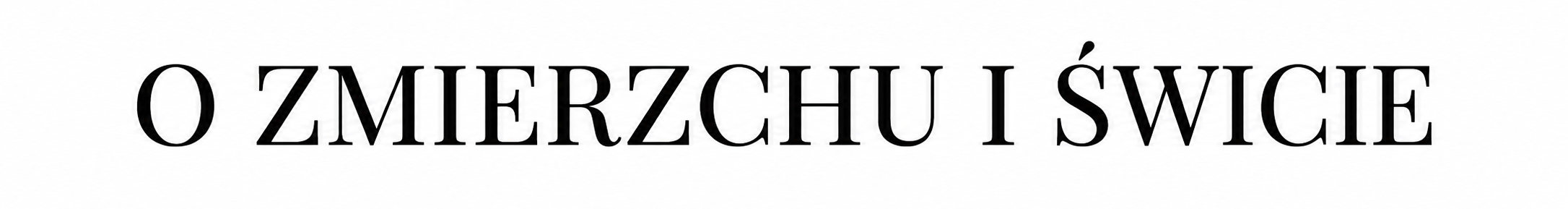 O zmierzchu i świcie